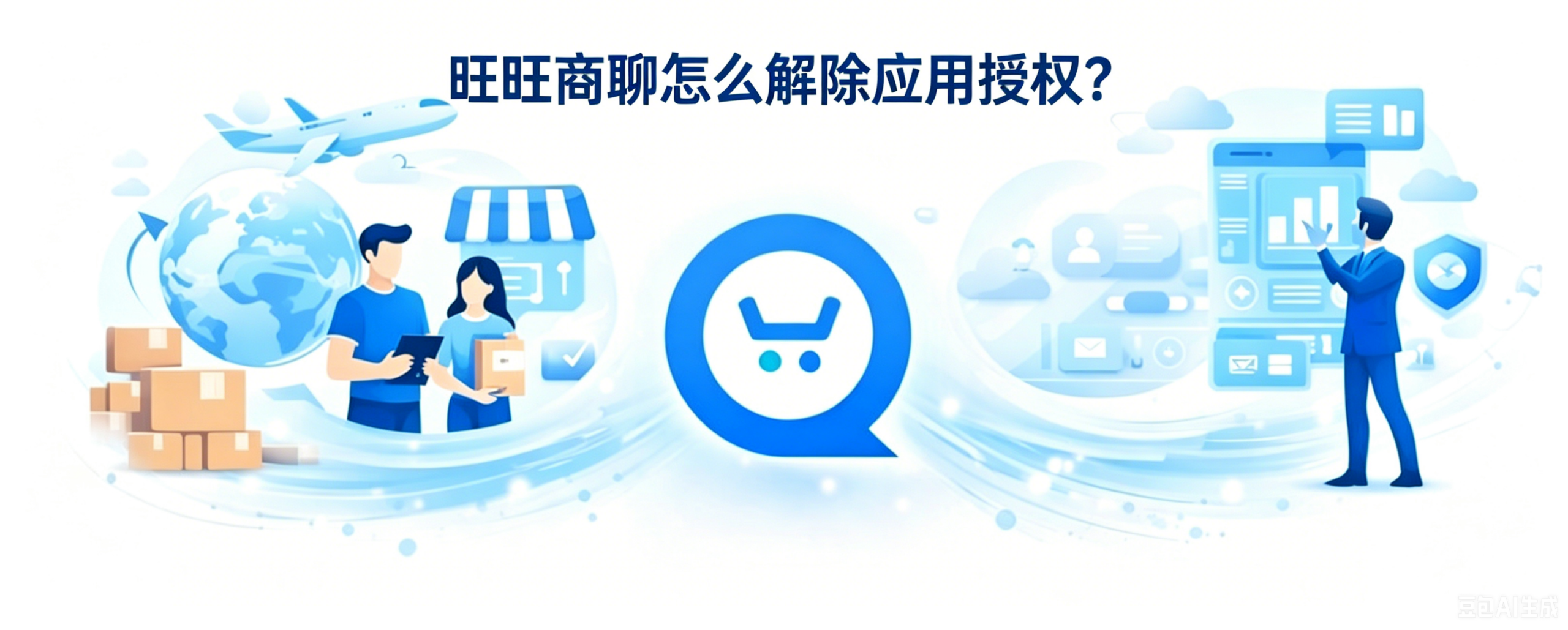 旺旺商聊解除应用授权
