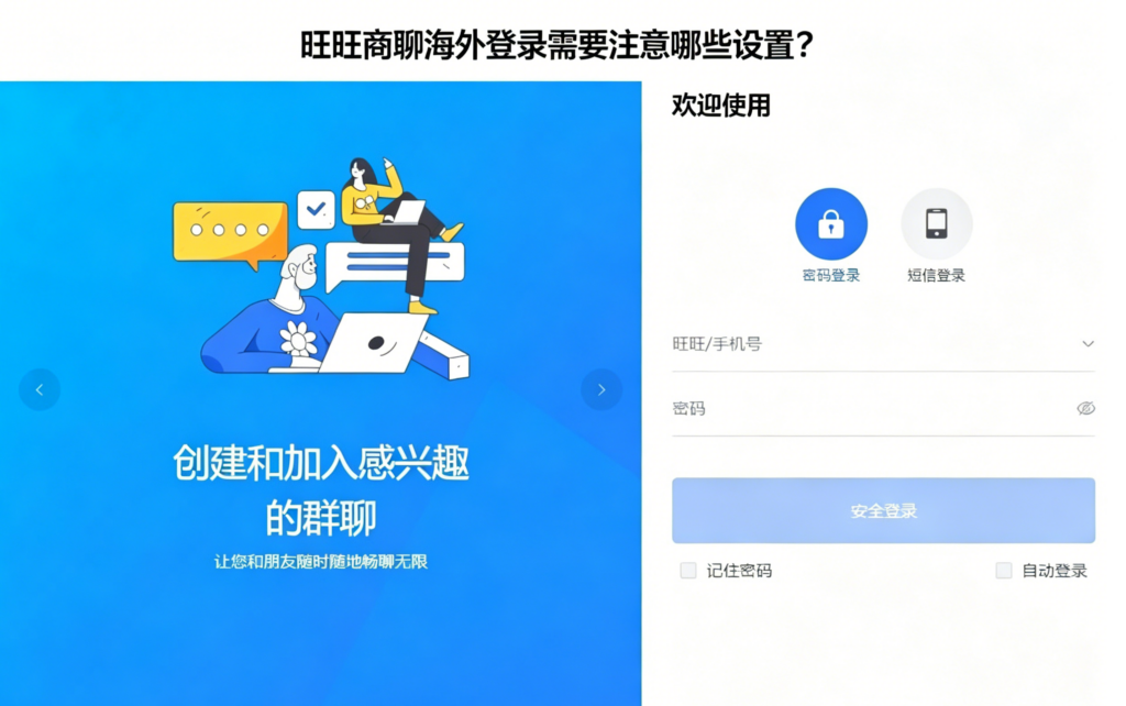 旺旺商聊海外登录