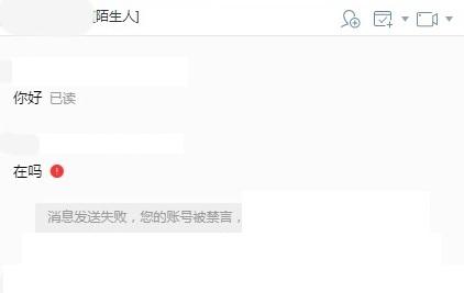 旺旺商聊发消息显示感叹号