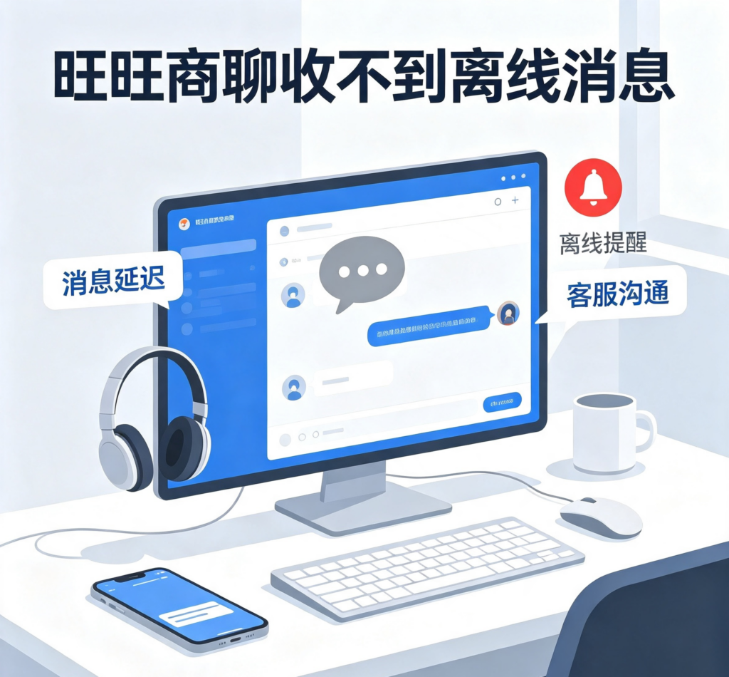 旺旺商聊收不到离线消息