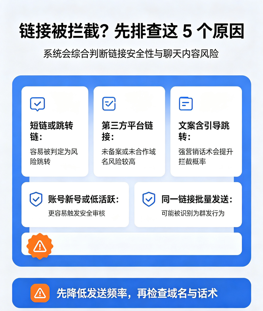 旺旺商聊发送链接被系统拦截