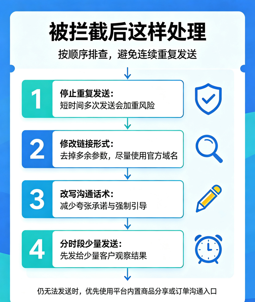 旺旺商聊发送链接被系统拦截
