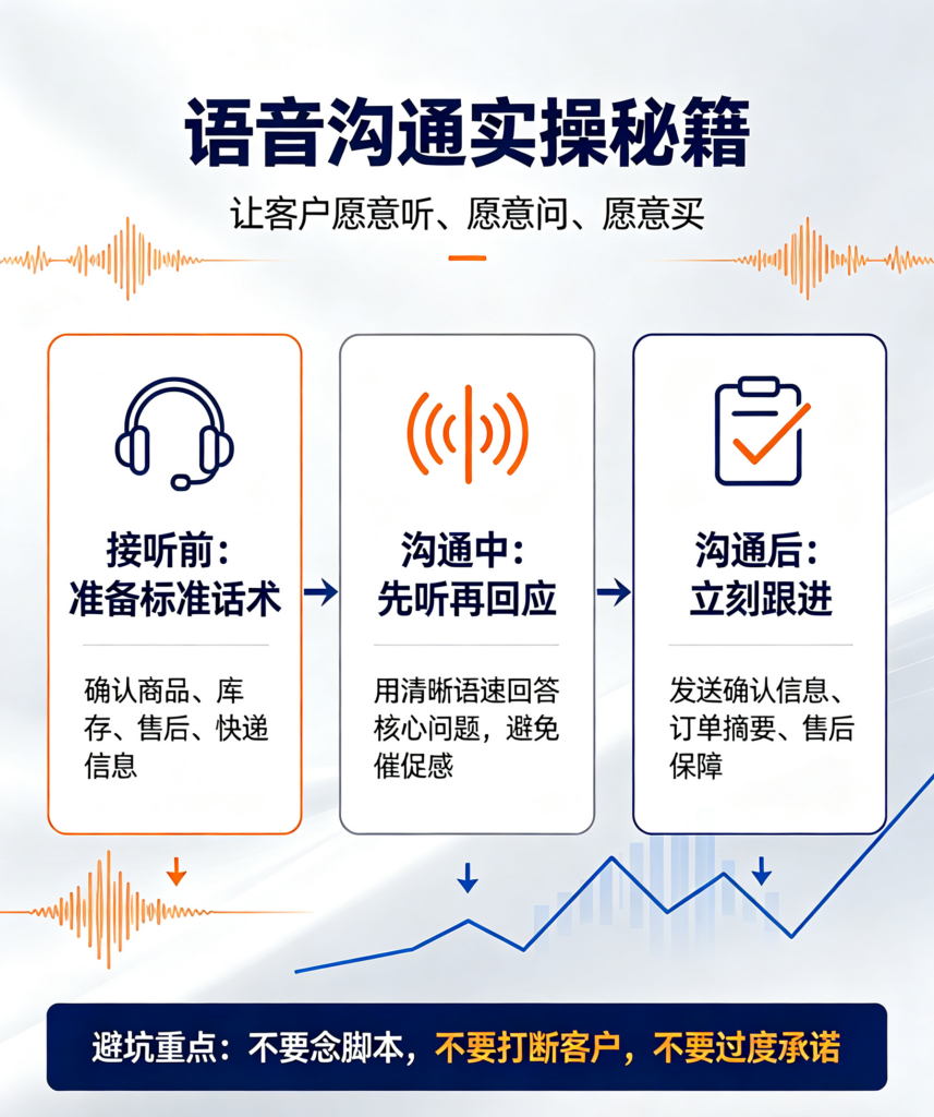 旺旺商聊客服语音技巧